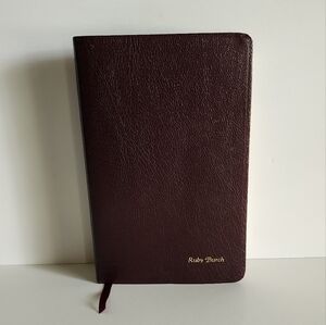 Holy Bible Slimline Edition New Living Translation Brown Bonded Leather Bible